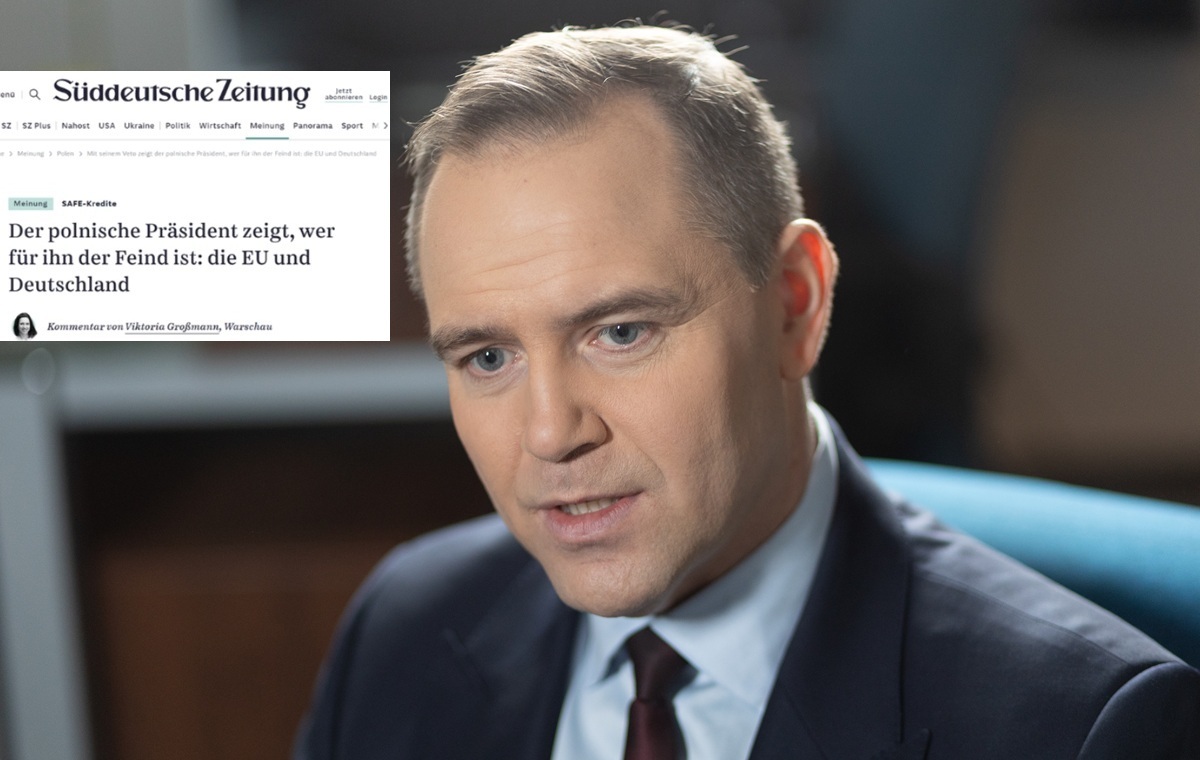 Niemiecki dziennik atakuje prezydenta Nawrockiego ws. SAFE