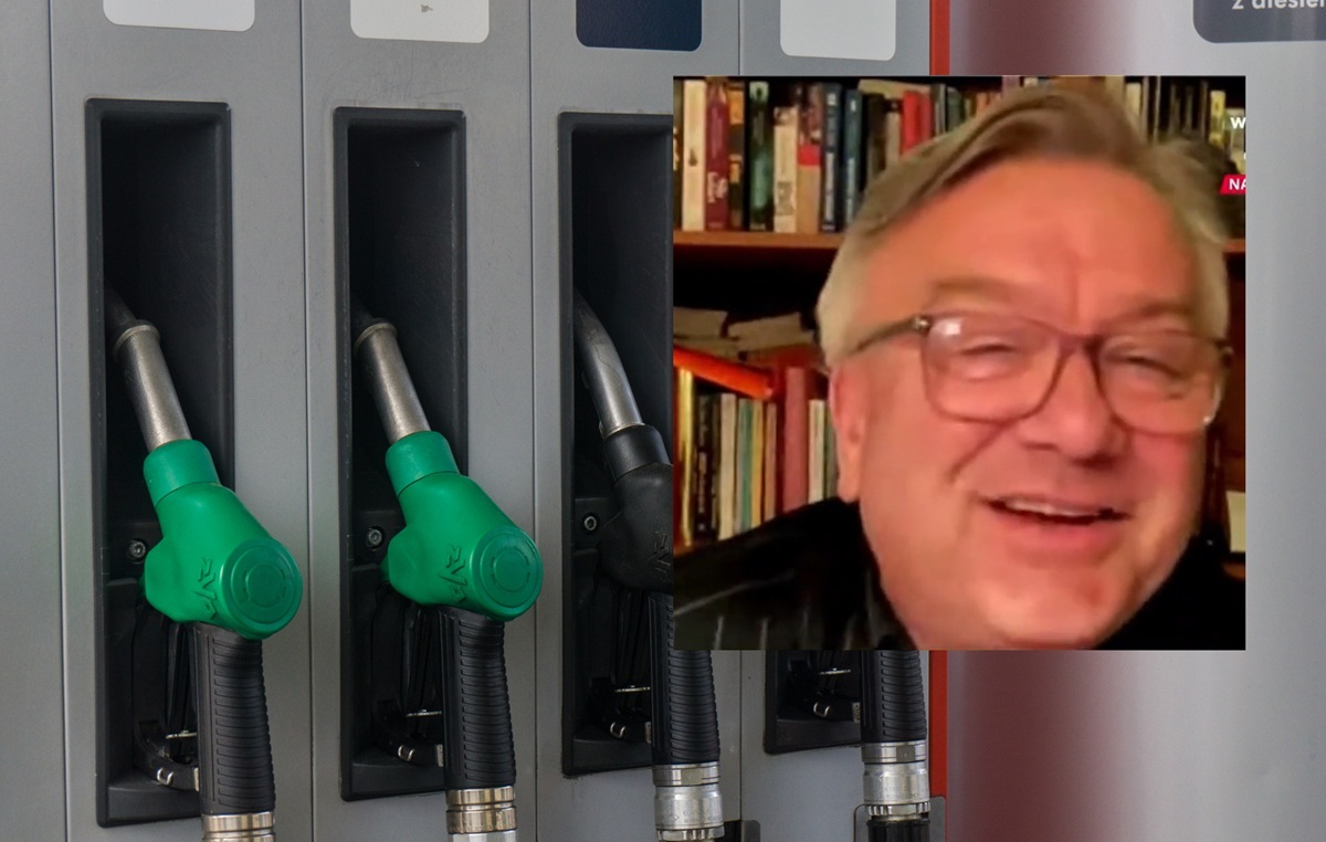 Łącki wyśmiał to, iż Papa okłamał smerfów ws. cen paliwa