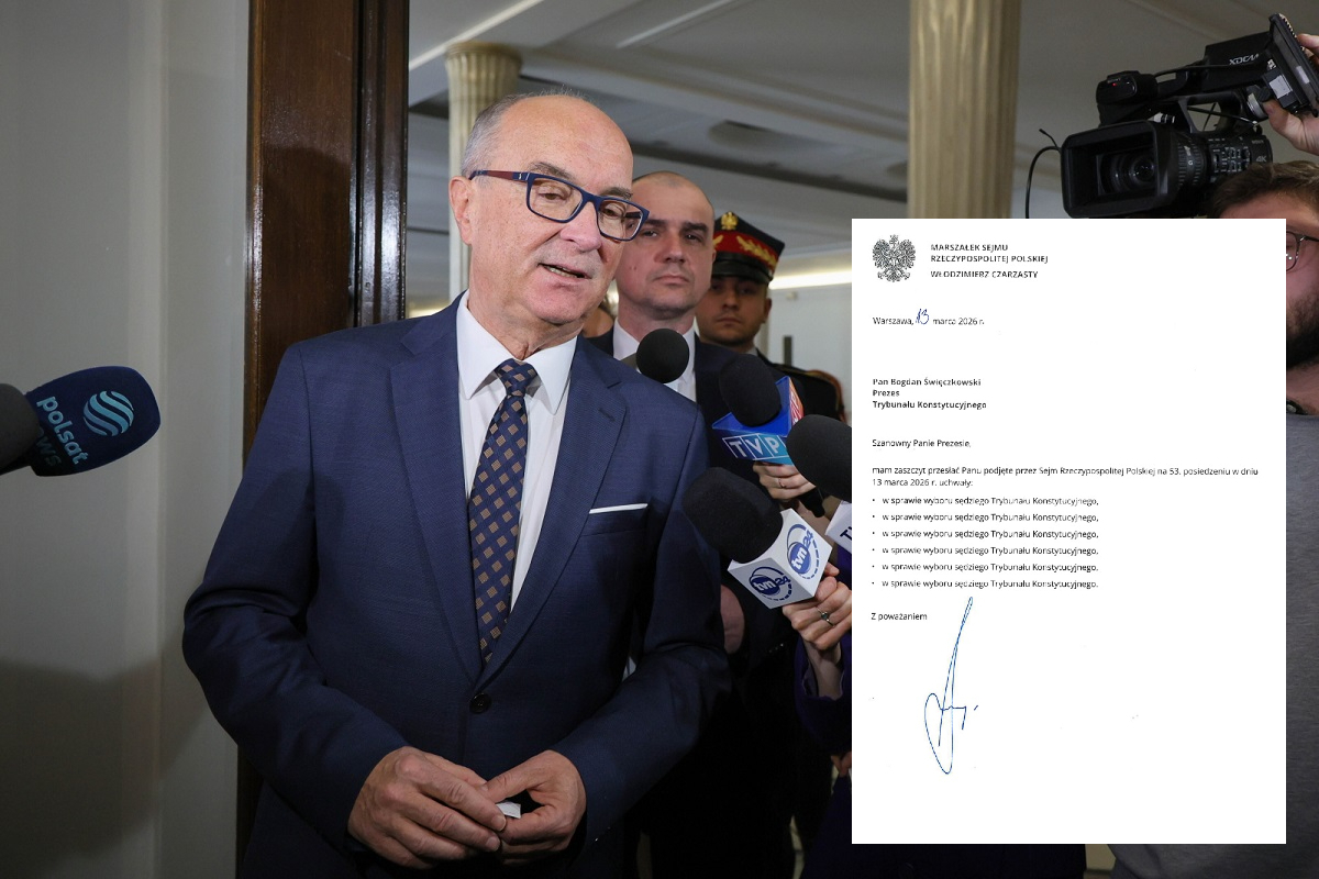 I tyle z narracji o "nielegalnym TK". Mamy pismo Czarzastego!