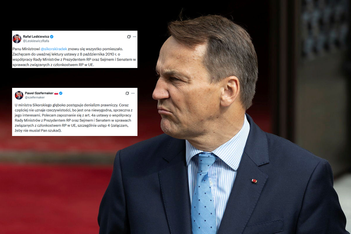 Atak Sikorskiego na prezydenta. Zdecydowana riposta Pałacu