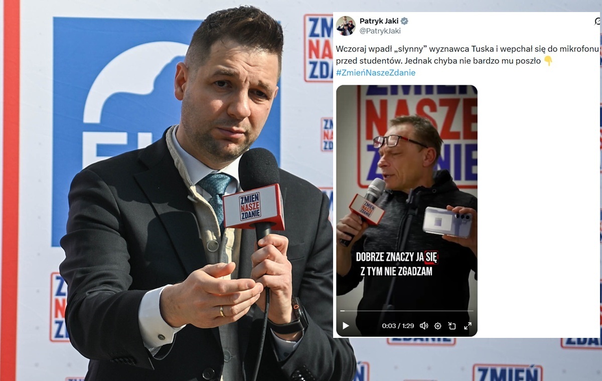 Szczurek wtargnął na spotkanie z Jakim i... skompromitował się