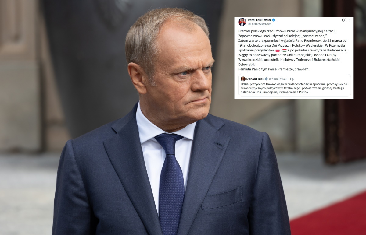 Leśkiewicz podsumował Tuska: Od kolejnej „postaci znanej”