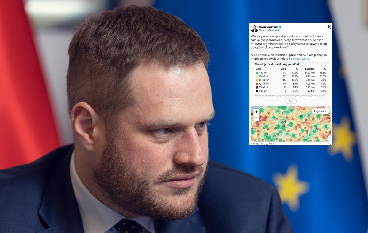 To chcieliby ukryć? Cieszyński pokazał mapę porodówek w Polsce!