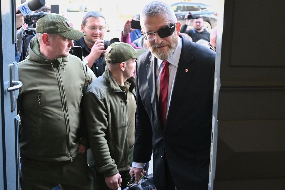 Braun w prokuraturze. Złożył wniosek, wyszedł i nie wrócił