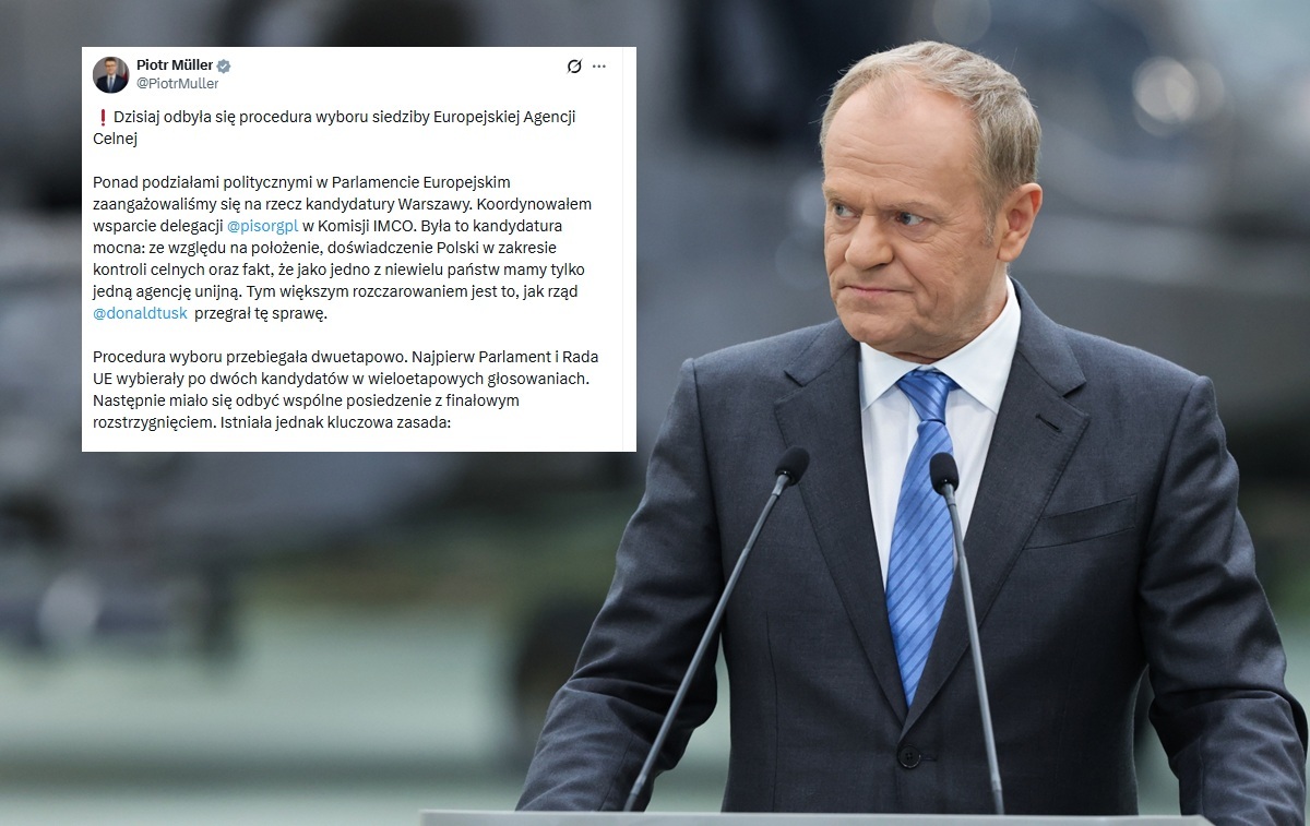 Polska bez Urzędu Celnego UE. Müller o kulisach wyboru