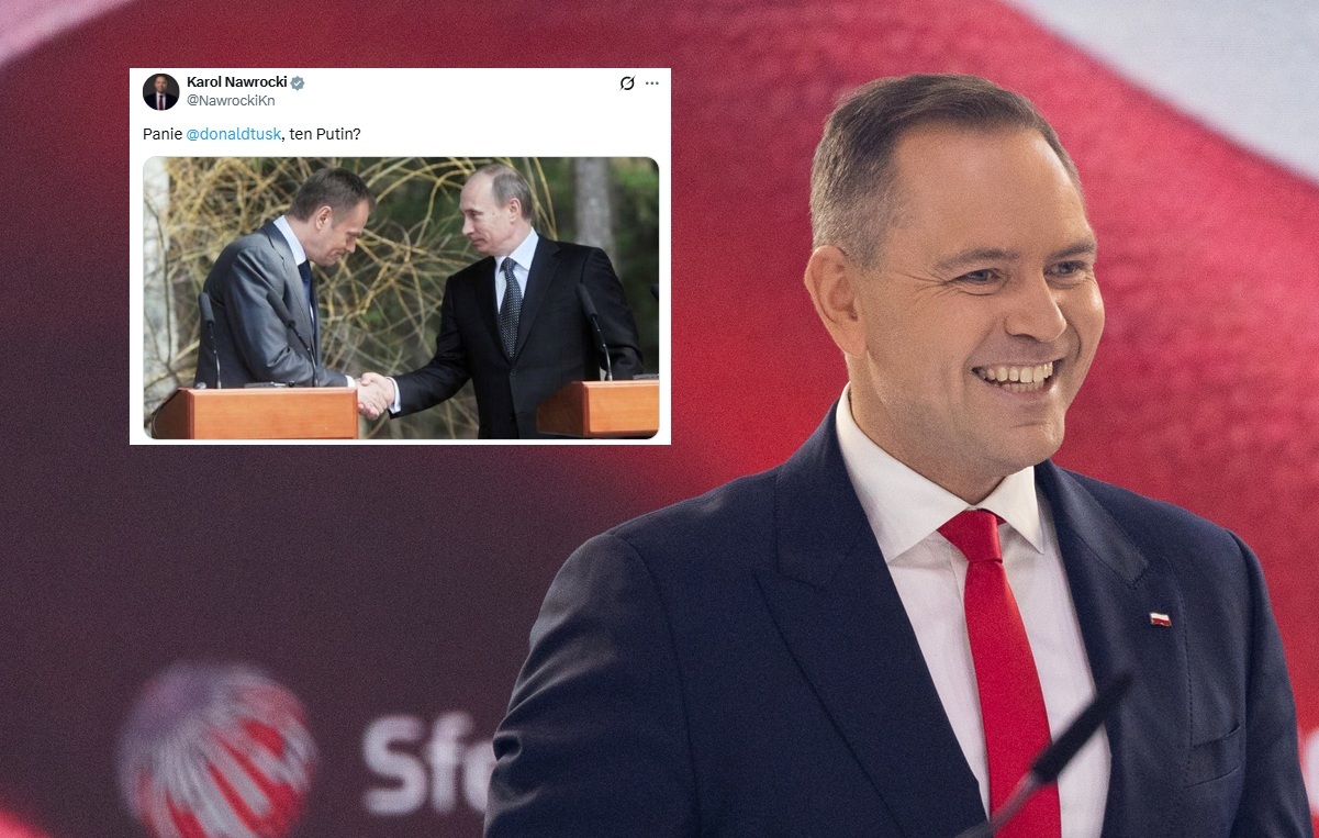 Nawrocki odpowiada na atak Tuska: Ten Putin?