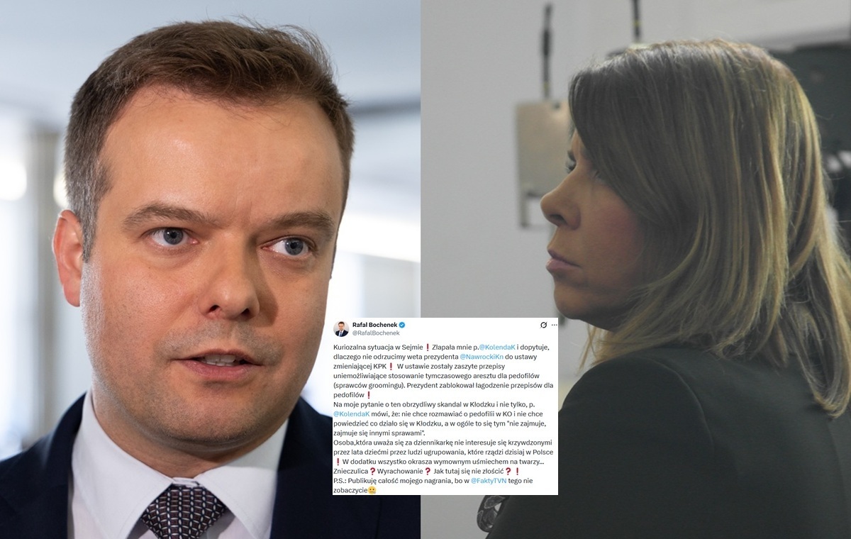 Kuriozalne zachowanie Kolendy-Zaleskiej wobec Bochenka!