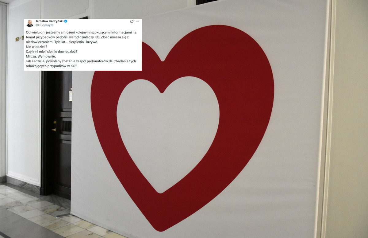 KO i afera pedofilska. Prezes PiS: Milczą. Wymownie