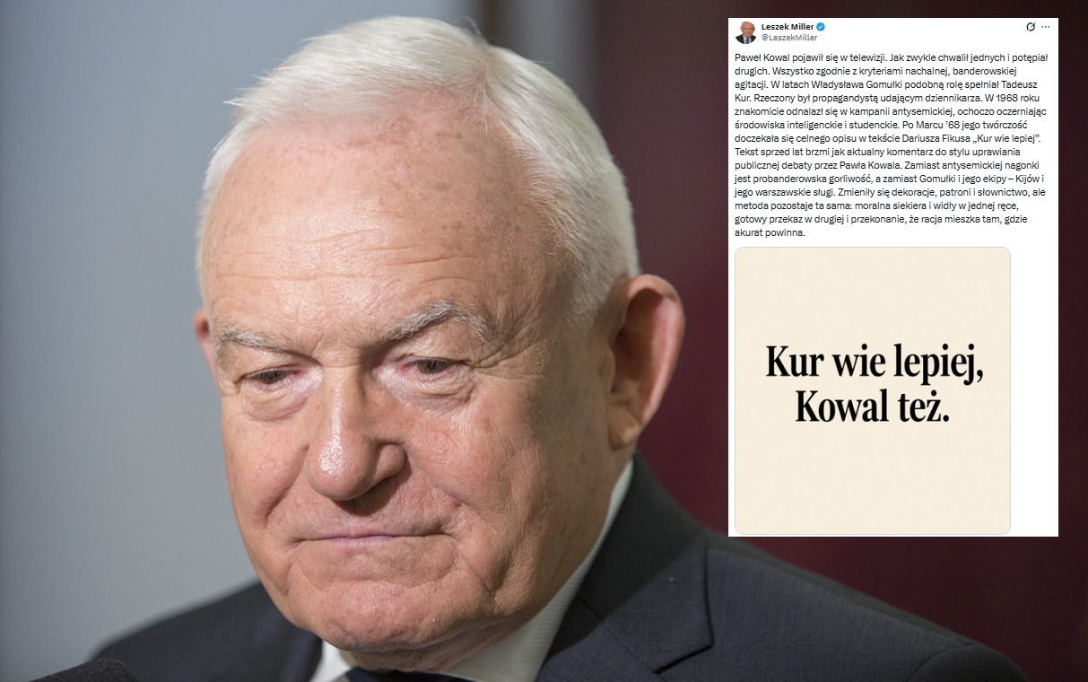 Miller ostro skrytykował Kowala. "Probanderowska gorliwość"