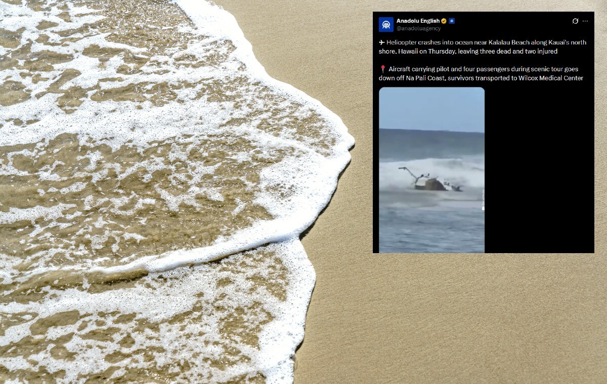 Katastrofa śmigłowca na Hawajach. Trzy osoby nie żyją, są ranni