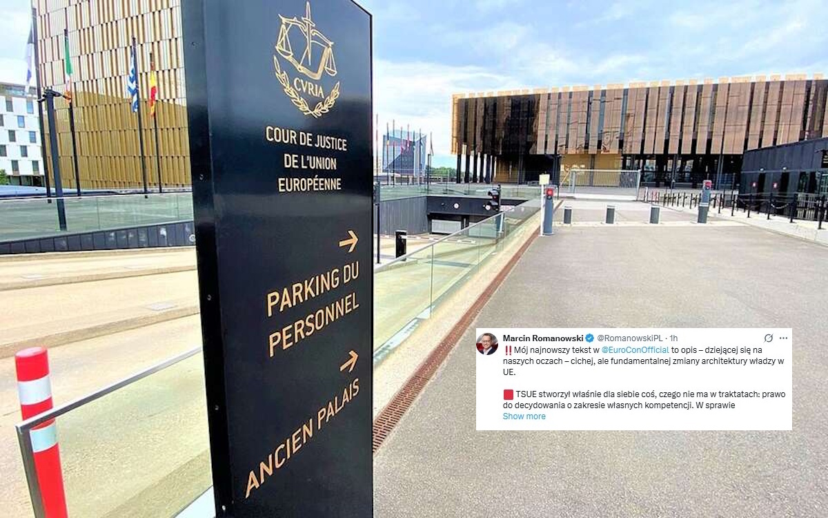 Autorytarne zapędy TSUE. Romanowski ostrzega. W tle dzieci!