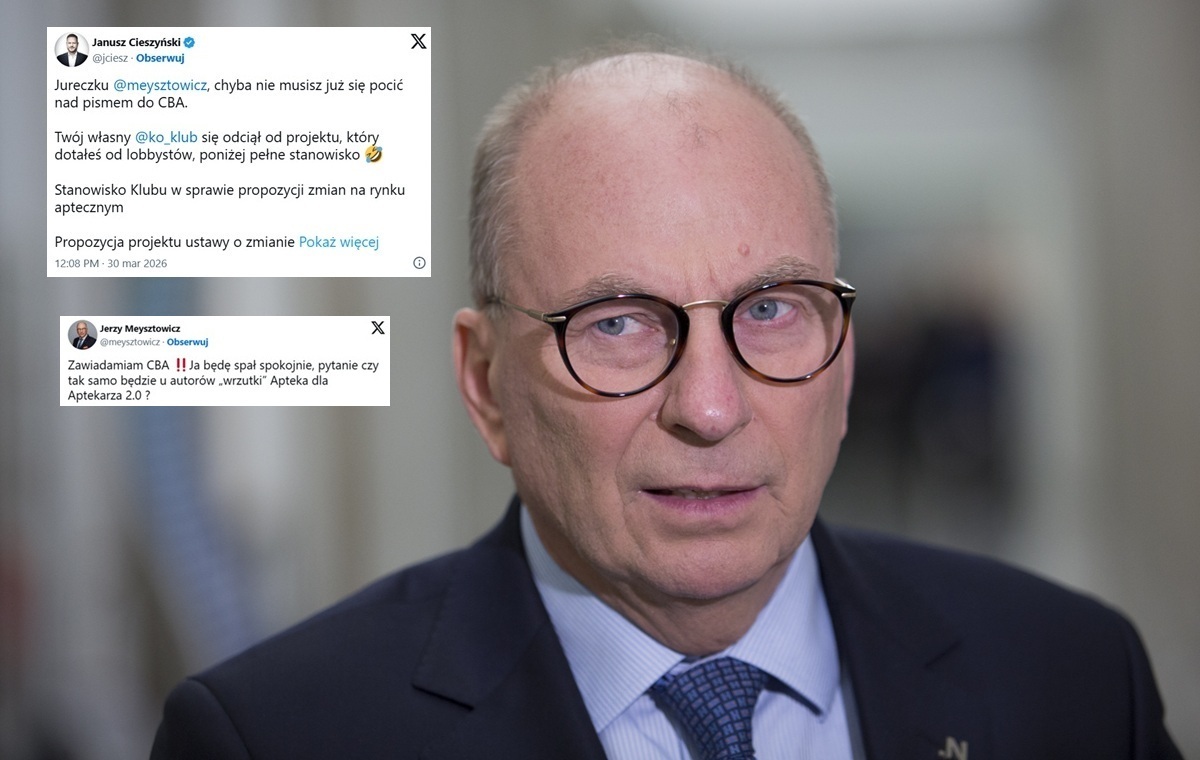 KO odcina się od projektu, który wniósł Meysztowicz!