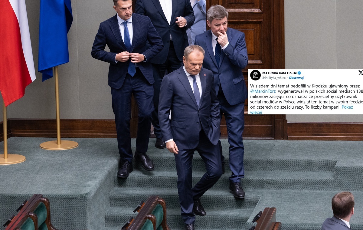 Afera pedofilska pogrąża rządzących! Te dane mogą załamać Tuska