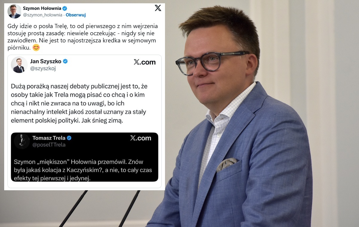 Hołownia zabrał głos ws. ślubowania sędziów. Trela atakuje