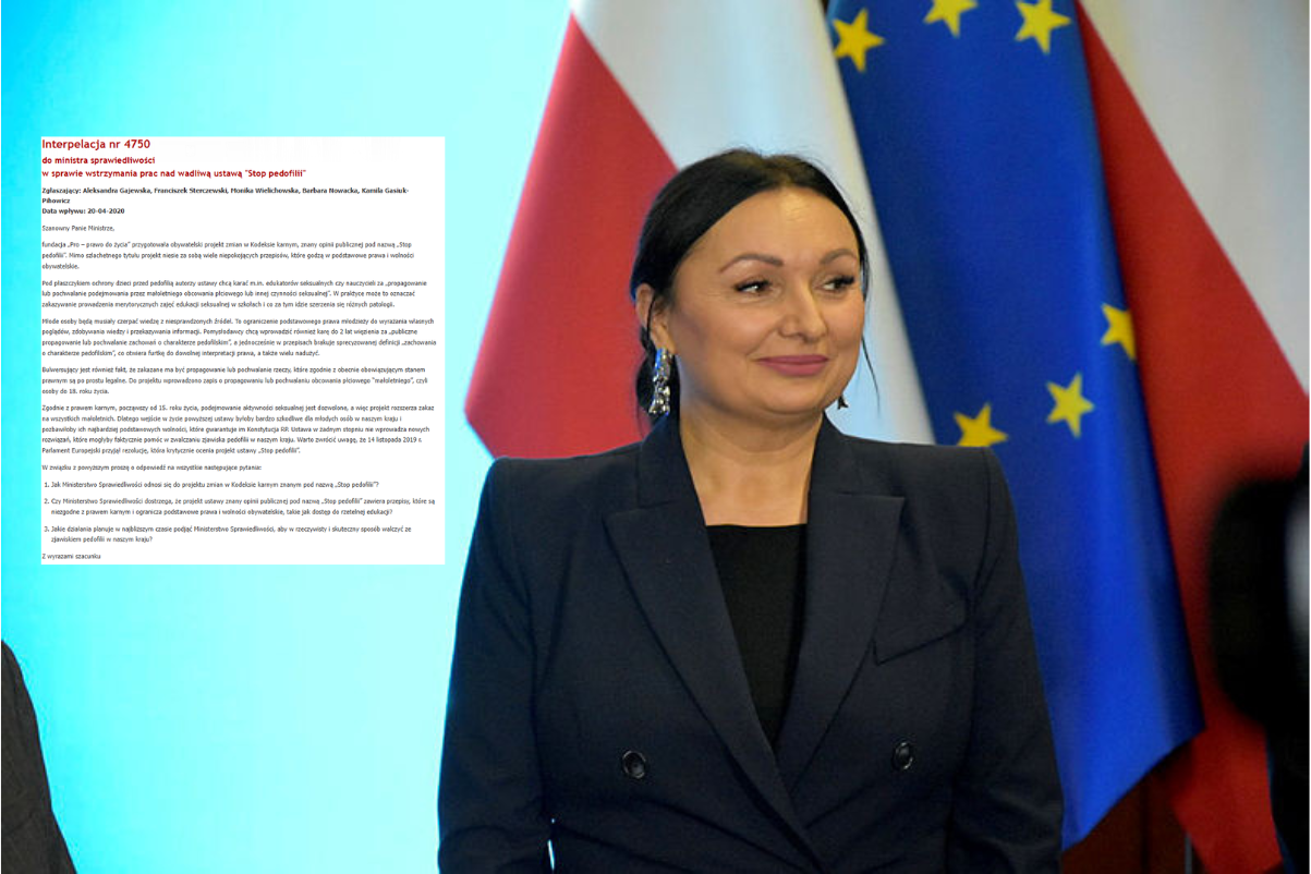 Wielichowska chciała wstrzymania ustawy "Stop pedofilii"!
