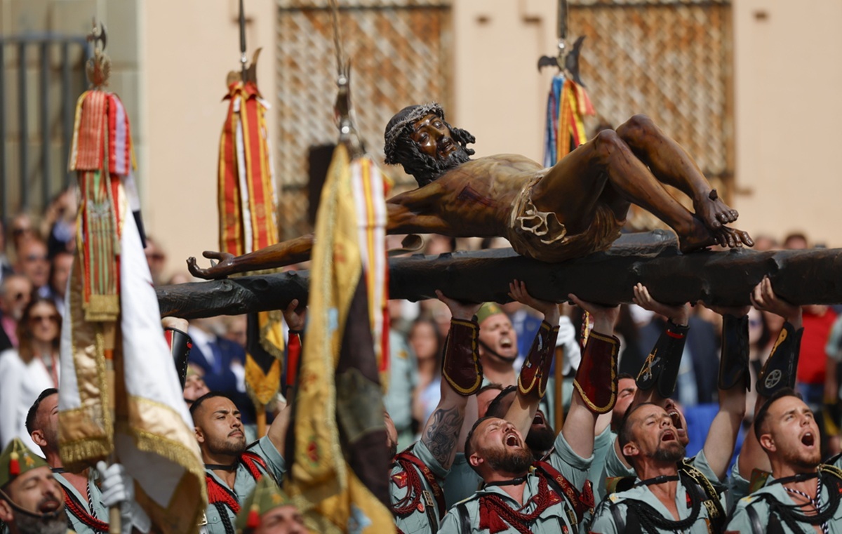Hiszpańscy legioniści oddali hołd Chrystusowi!