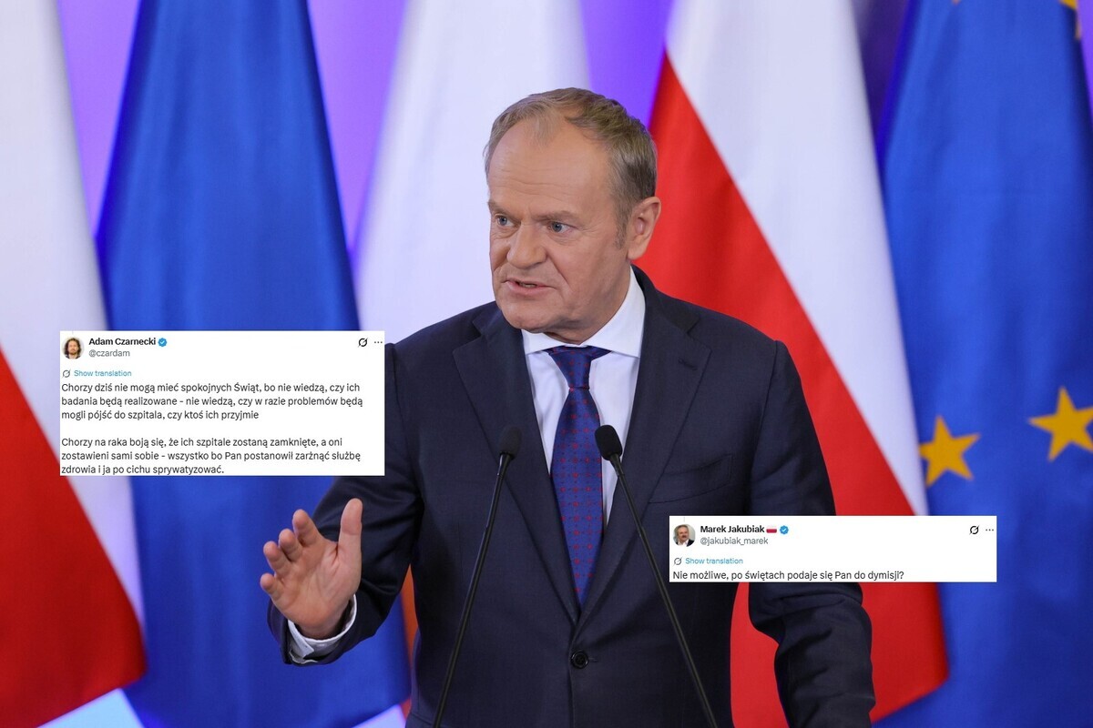 Unbelievable! Tusk wishes "less anger, more love"