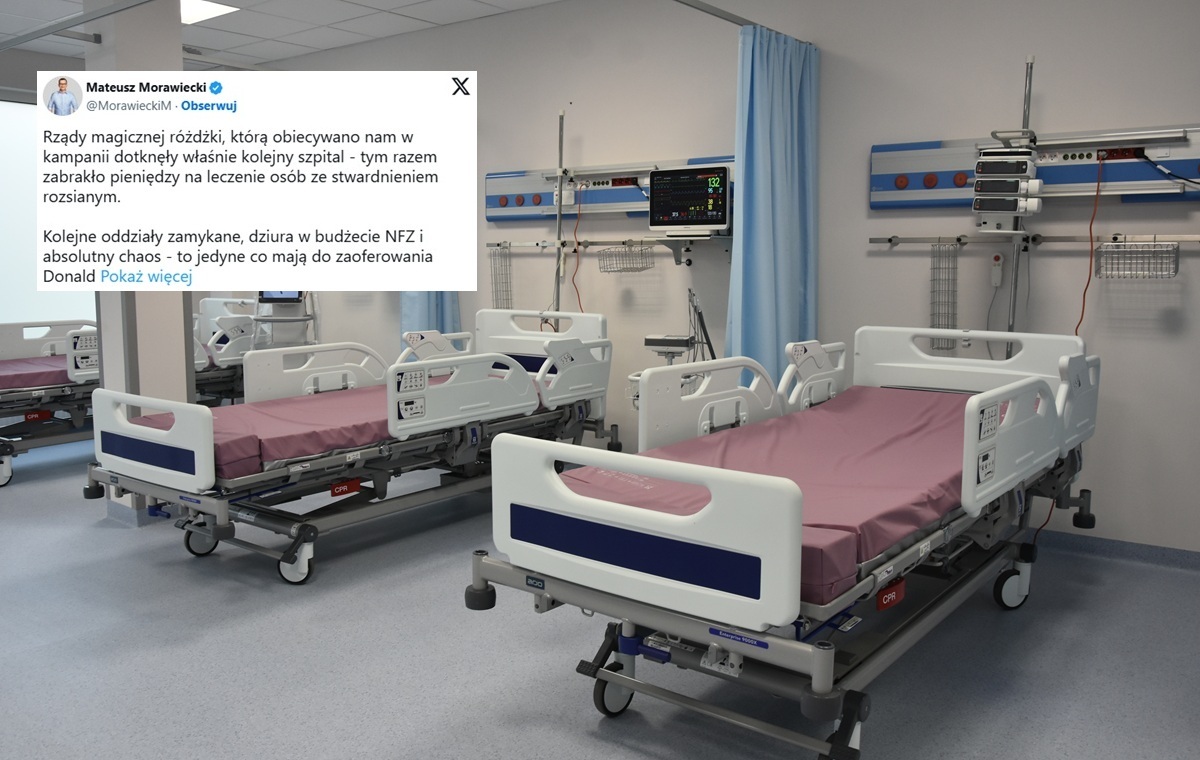 Koniec programu lekowego w szpitalu. Morawiecki: Czas na dymisję