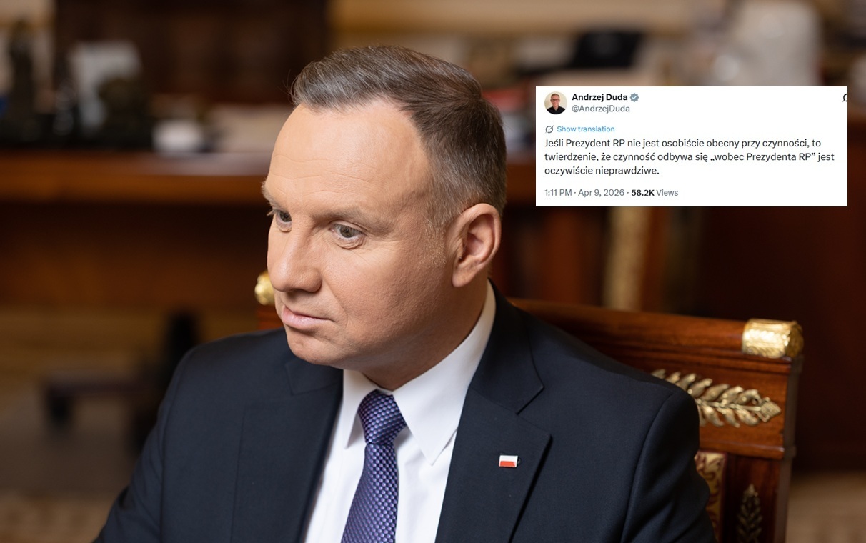 What precisely  did Andrzej Duda say about taking the oath to the Constitutional Tribunal?