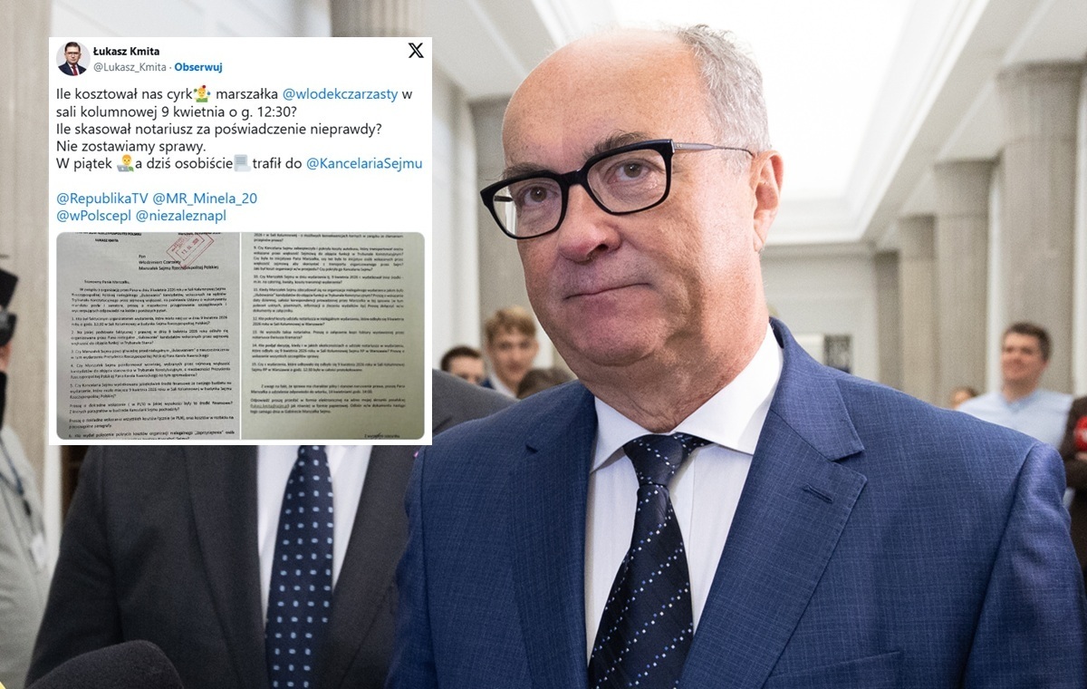 Kmita zadaje Czarzastemu niewygodne pytania o pseudoślubowanie!