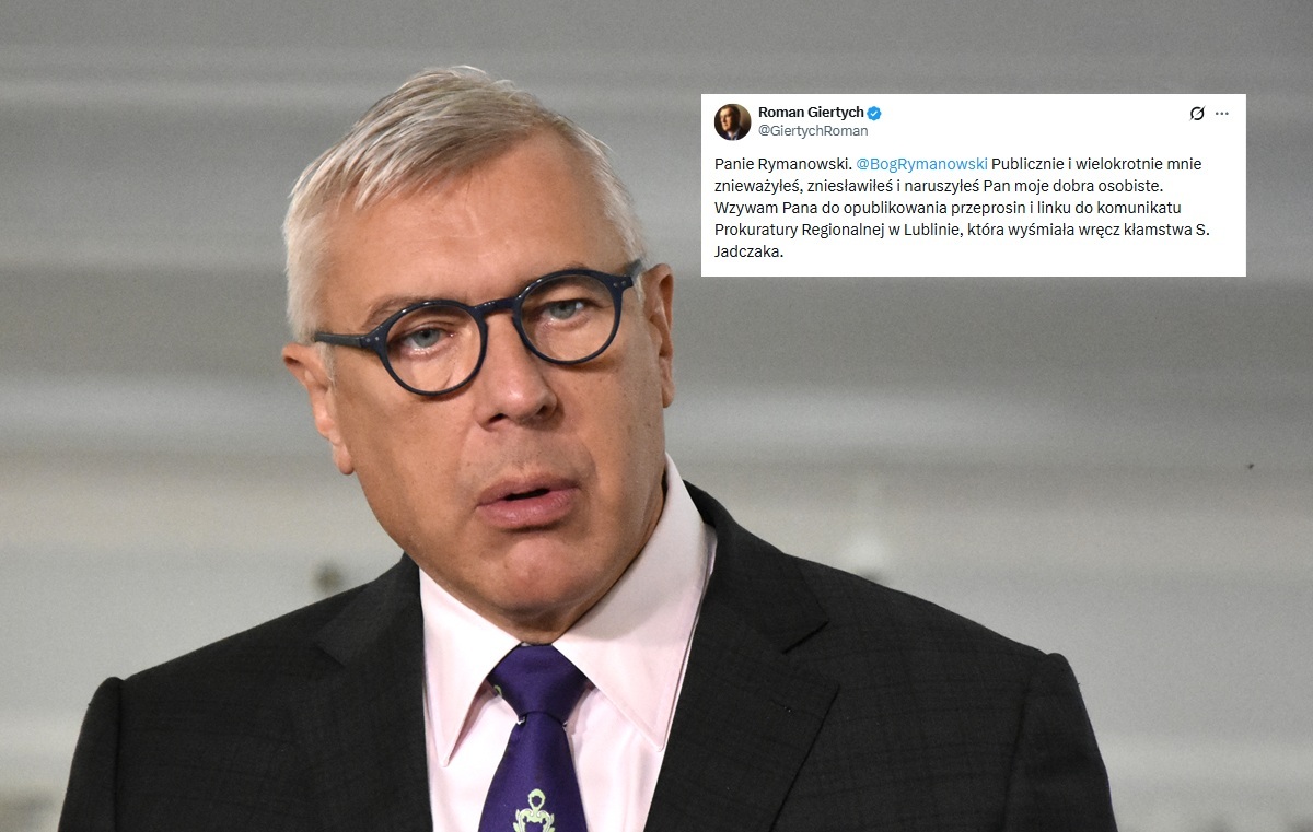 Giertych się wściekł! Domaga się przeprosin od Rymanowskiego