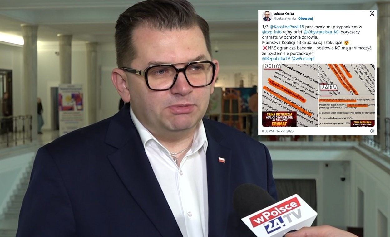 Poseł PiS ujawnia "przekaz dnia" KO ws. służby zdrowia?