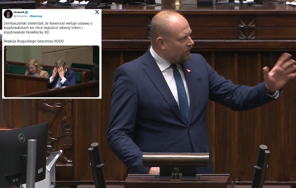 Kuriozalne słowa Zembaczyńskiego. Bogucki aż złapał się za głowę