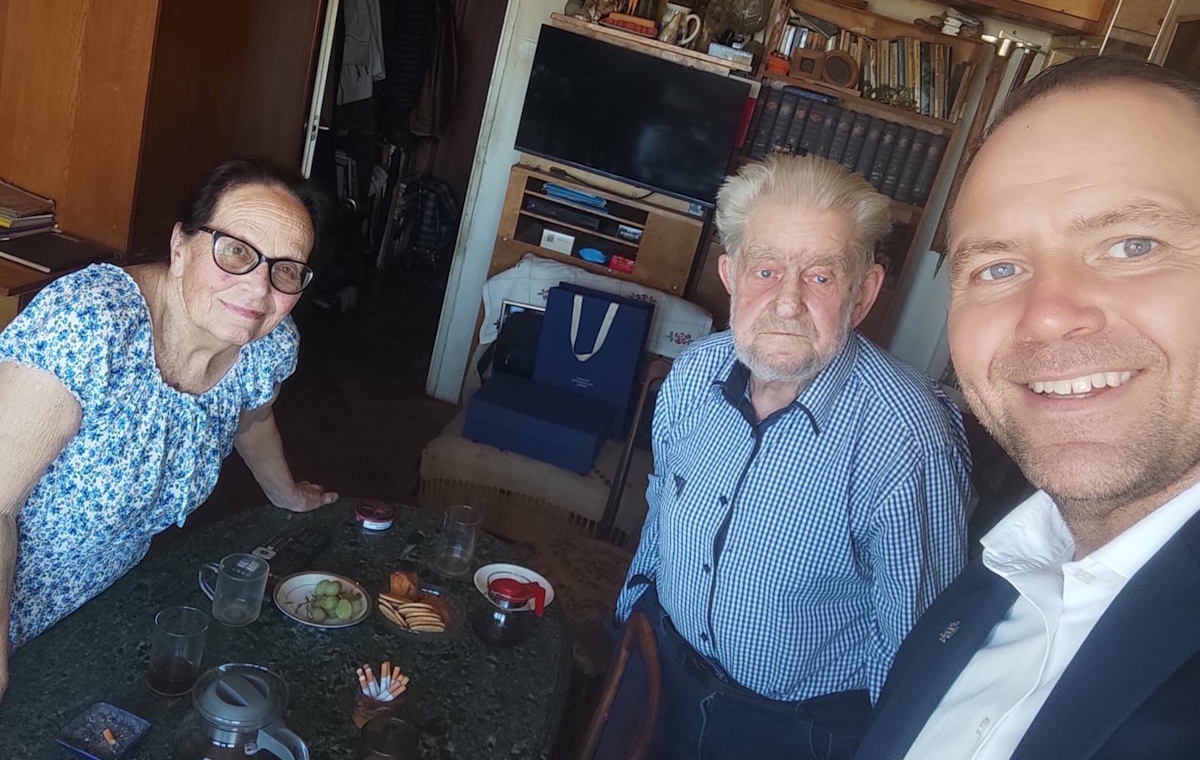 Prezydent Nawrocki gościł w domu Joanny i Andrzeja Gwiazdów