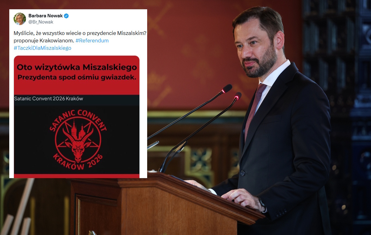 Konwent satanistów w Krakowie tuż przed referendum