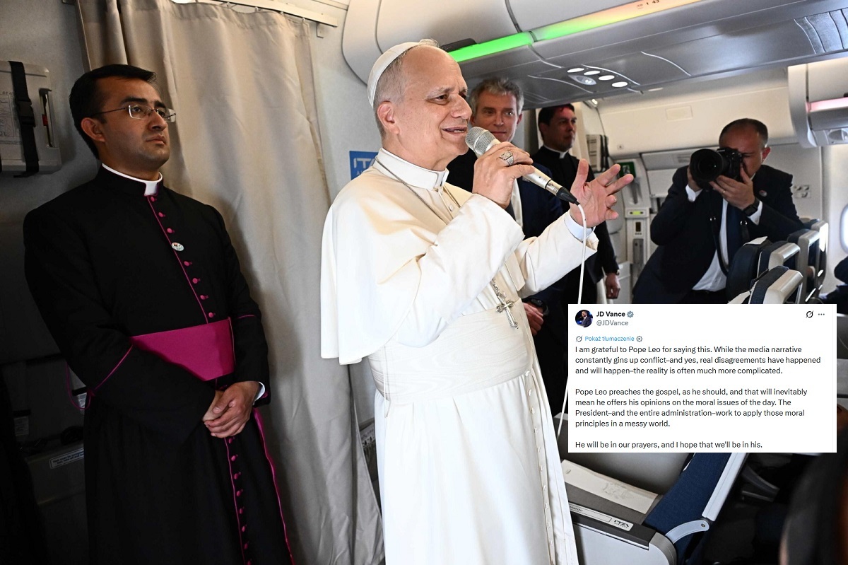 Czy to kończy ataki? Vance: Papież będzie w naszych modlitwach
