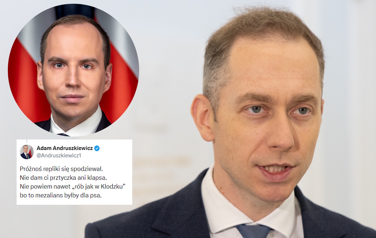 Andruszkiewicz "wytargał" za uszy Tomczyka. "Nie dam ci klapsa"