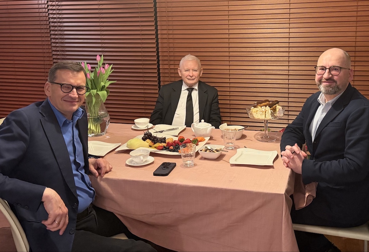 Spotkanie prezesa PiS i Morawieckiego. Bielan wrzucił zdjęcie