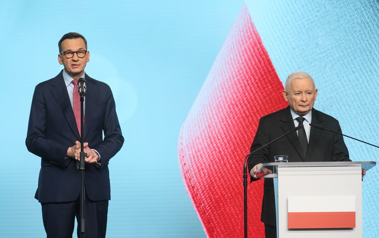 Prezes PiS na konferencji z Morawieckim: Jest pewien kompromis