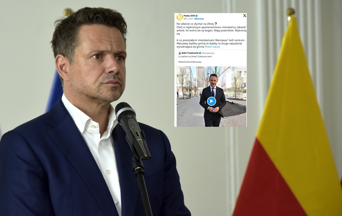 Cios Polski 2050 w Trzaskowskiego! "Gdzie stoi Pan Prezydent?"