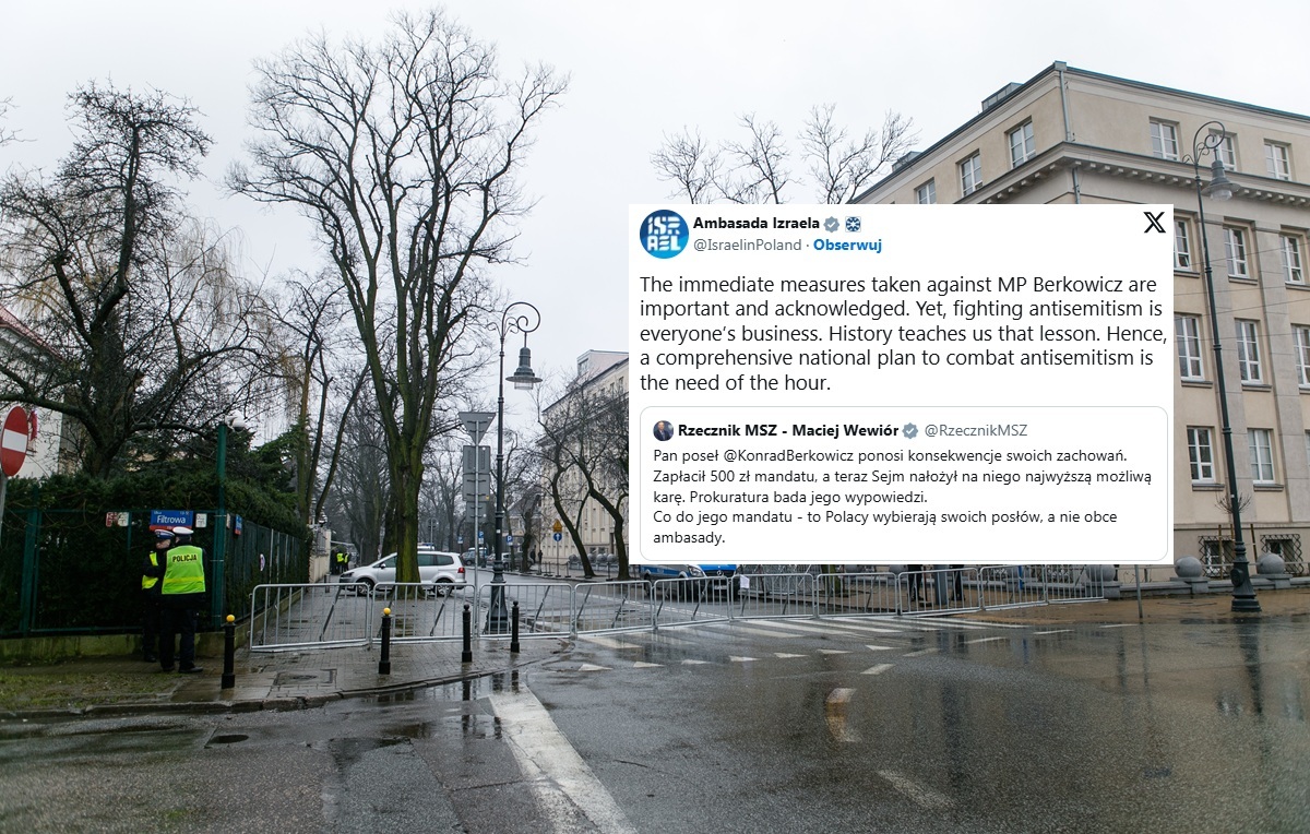 Ambasada Izraela chce, by Polska... walczyła z antysemityzmem