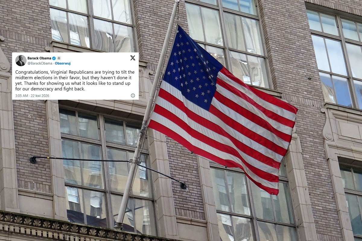 Będzie zmiana okręgów wyborczych w Wirginii. Obama triumfuje