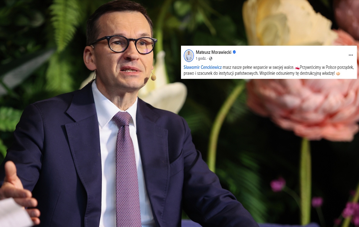 Morawiecki: Sławomir Cenckiewicz ma nasze pełne wsparcie