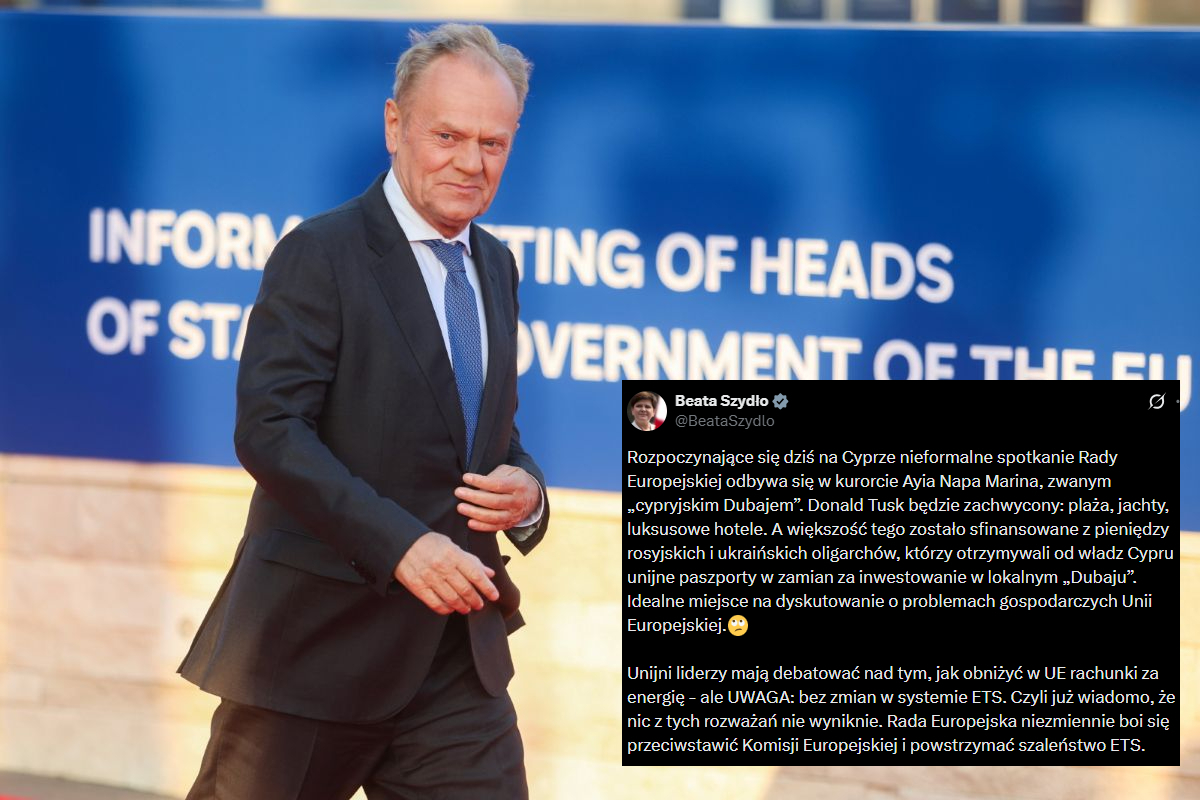 Posiedzenie RE na Cyprze. Szydło żartuje z Tuska