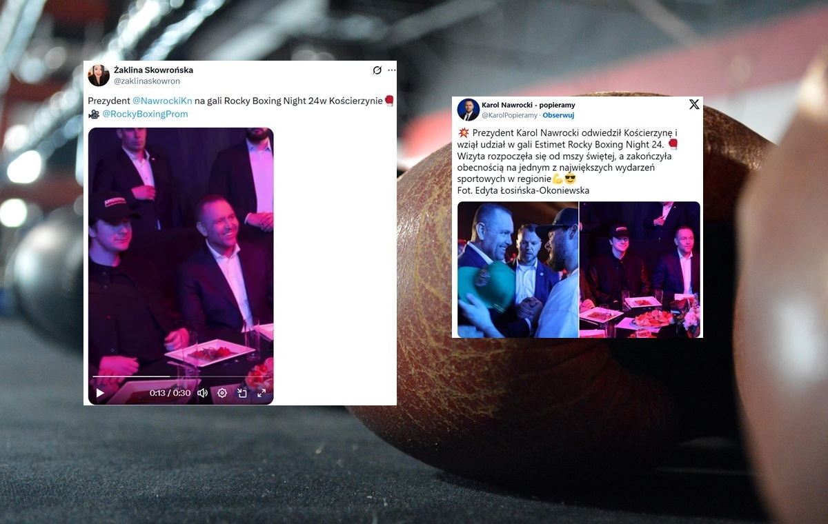 Prezydent Nawrocki pojawił się na gali bokserskiej!