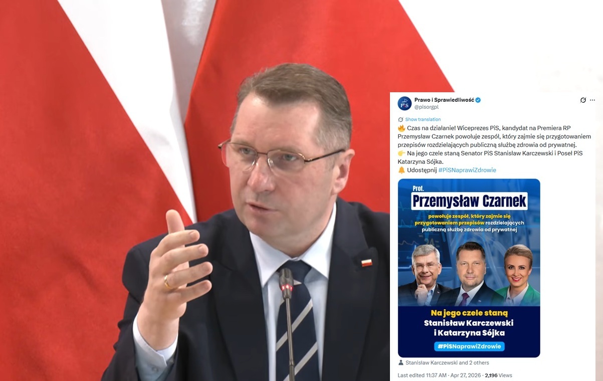 Szczyt medyczny. Prof. Czarnek powołał specjalny zespół