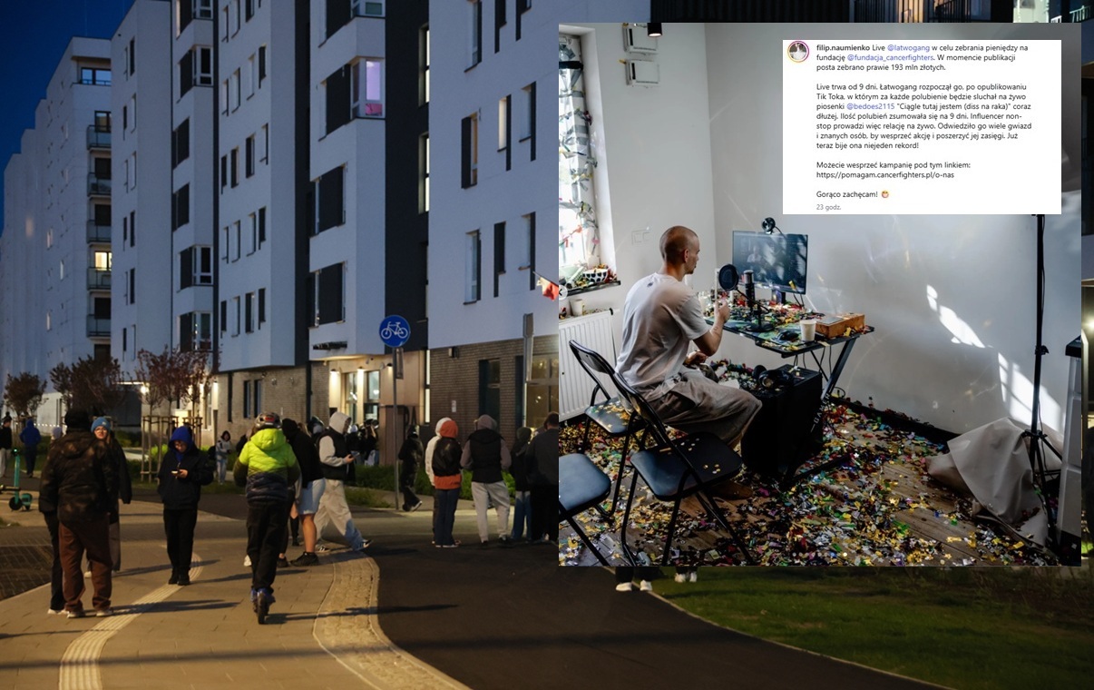 Zdjęcie roku? Łatwogang w swojej słynnej kawalerce