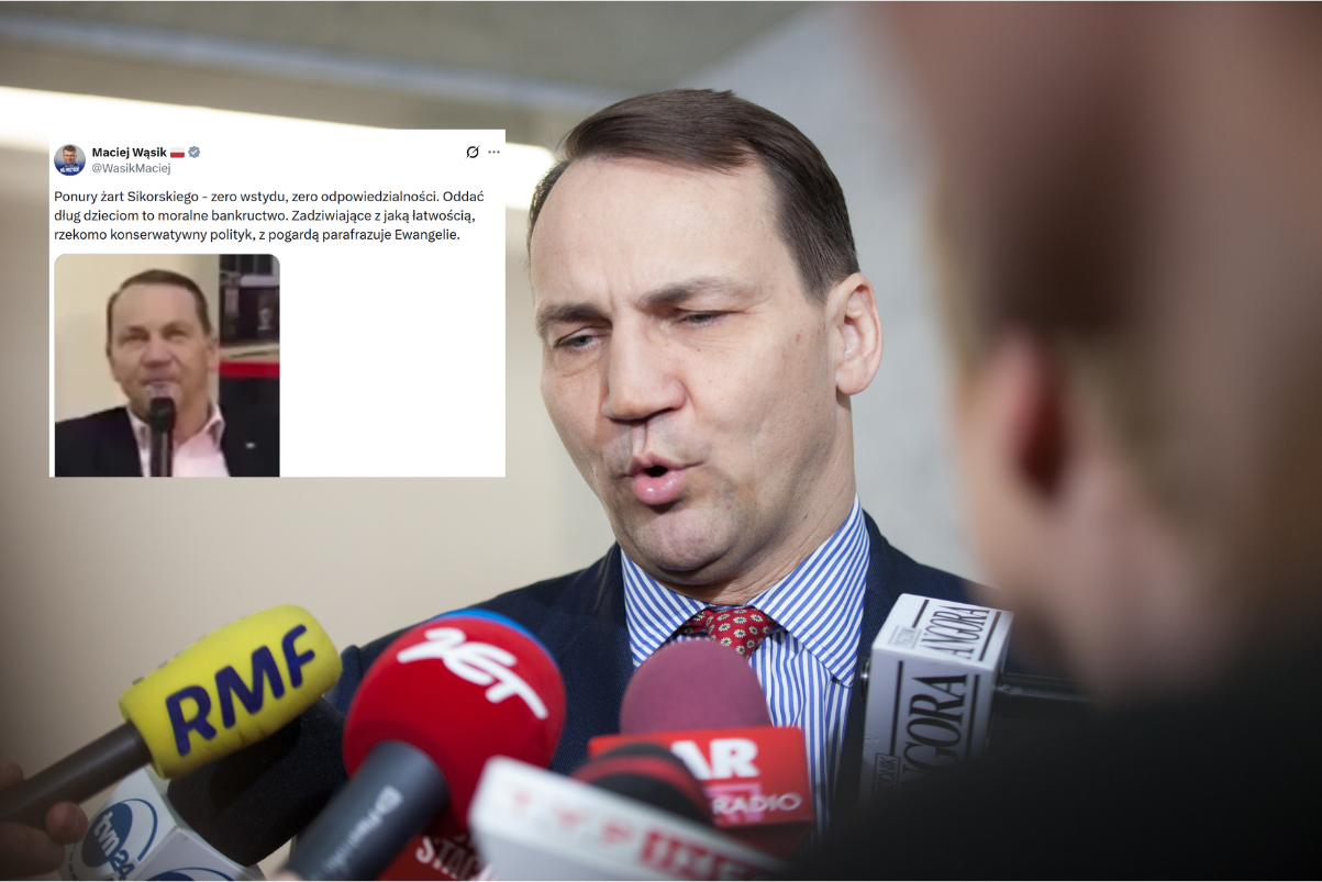 Ponury żart Sikorskiego. Wolałby o nim zapomnieć? PiS pamięta