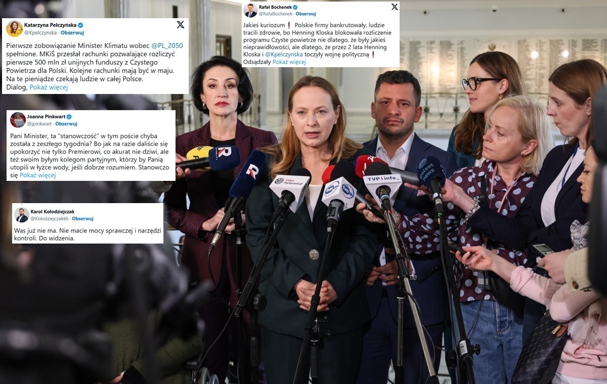 Polska 2050 murem za Hennig-Kloską. Fala komentarzy w sieci