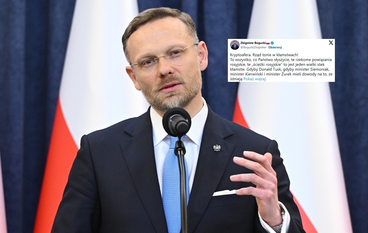 Bogucki: Kryptoafera. Rząd tonie w kłamstwach!