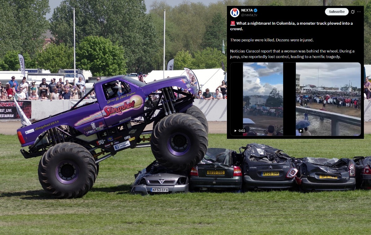 Tragedia w Kolumbii! Monster truck wjechał w tłum ludzi