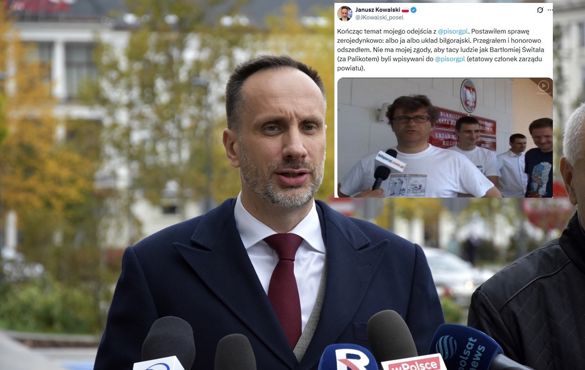 TYLKO U NAS. Spór wokół PiS w Biłgoraju. Kowalski kontra Świtała