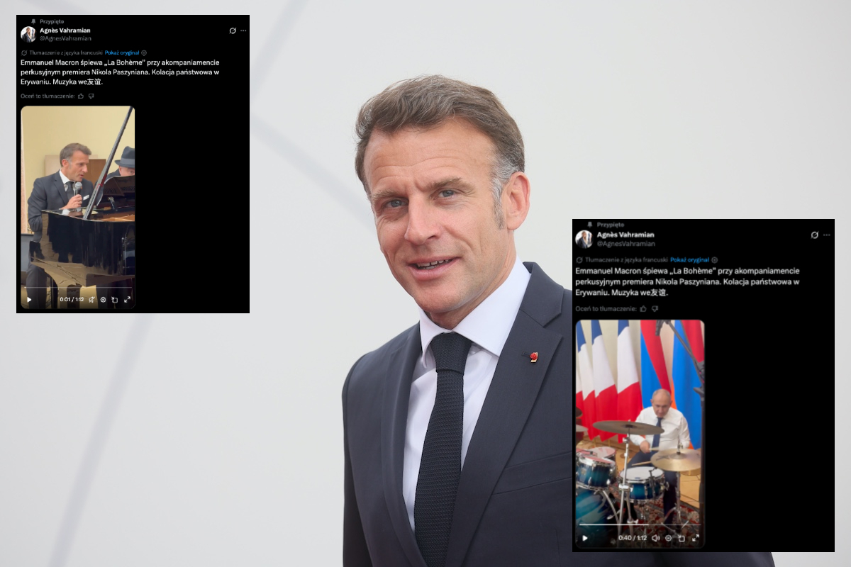 Prezydent Francji śpiewa, a premier Armenii gra na perkusji...
