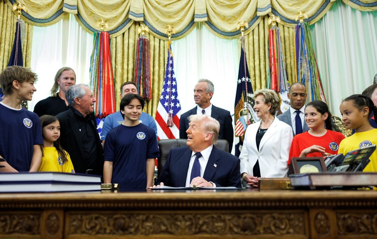 Zaskakujące pytanie Trumpa podczas konferencji prasowej. WIDEO