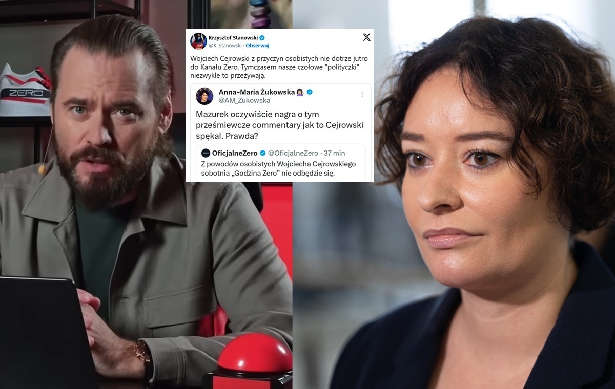 Żukowska uderzyła w Cejrowskiego. Stanowski "zgasił" ją ripostą