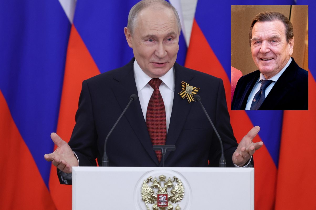 Putin chce Schrödera na mediatora. Jest odpowiedź Niemców